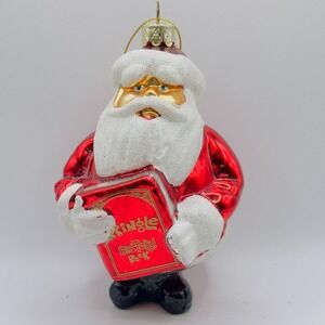 Kurt S. Adler Santa Claus Is Coming To Town Ornament Kringle History Book 1998